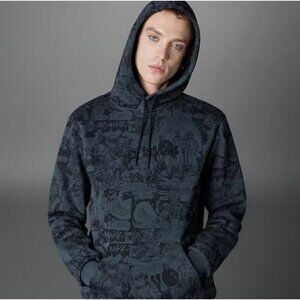 NWT Adidas Into the Metaverse Hero Comics Hoodie Grey Size S IJ9085